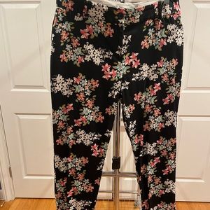 Floral dress pants